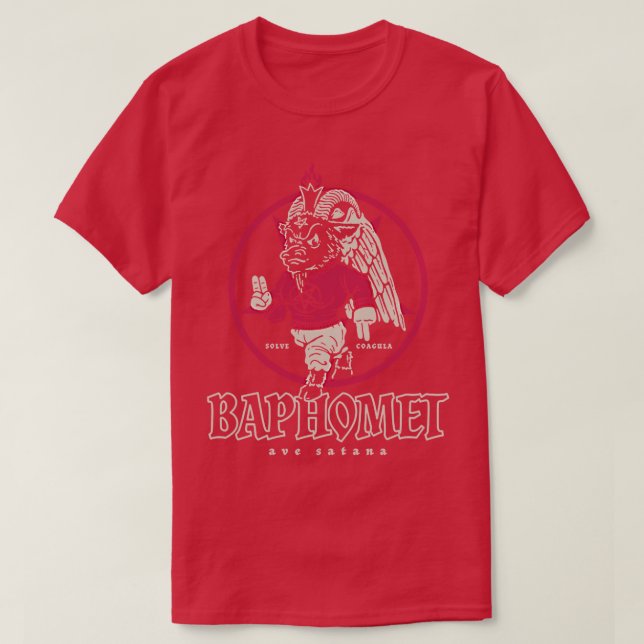 Camiseta Baphomet TShirt (Diseño del anverso)