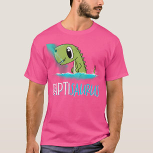 Camiseta Baptisaurus Funny Niños Bautismo Para Cristianos