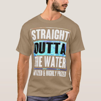 Camiseta Baptism Adults Funny Outta Water Idea