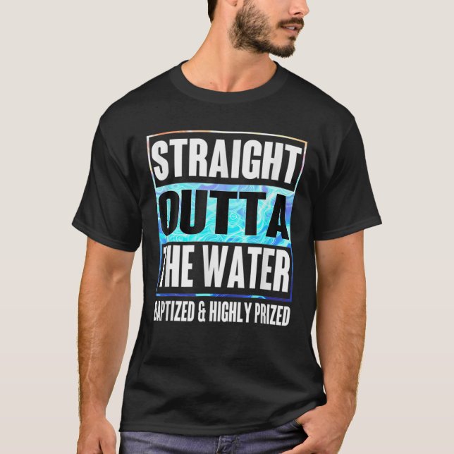 Camiseta Baptismo Adultos Niños Divertidos Regalos De Tee D (Anverso)