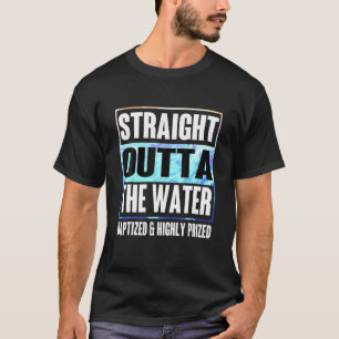 Camiseta Baptismo Adultos Niños Divertidos Regalos De Tee D