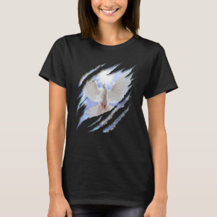 Camiseta Baptismo Espíritu Santo paloma blanca cristiana ba