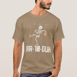 Camiseta Bar 10 Duh Bartender Funny Guay Skeleton Bartender