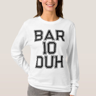 Camiseta Bar 10 Regalo Duh Bartender Barkeep Funny Alcohol 
