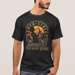 Camiseta Bar Baker Street Y Grill Raffertys Relajados Fit T