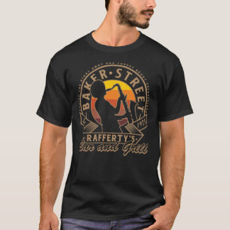 Camiseta Bar Baker Street Y Grill Raffertys Relajados Fit T