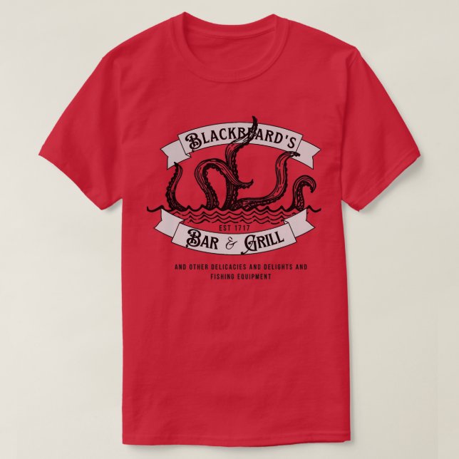 Camiseta Bar Black Beards Y Grill (Diseño del anverso)