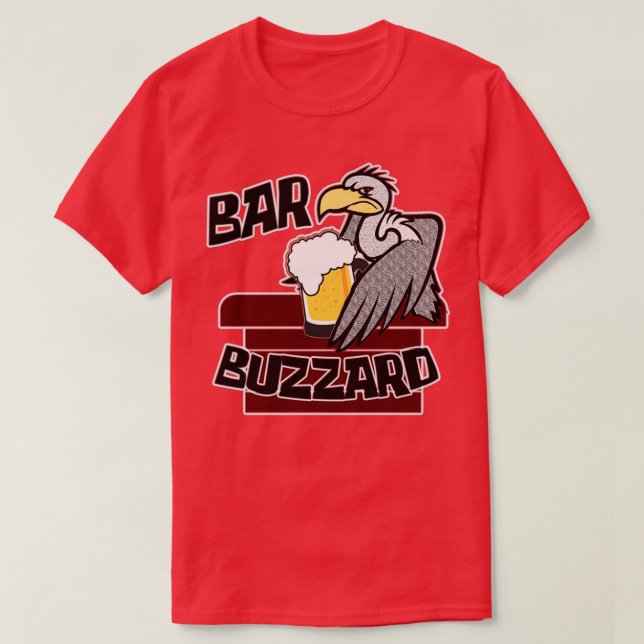 Camiseta Bar Buzzard Comedy Beedy (Diseño del anverso)