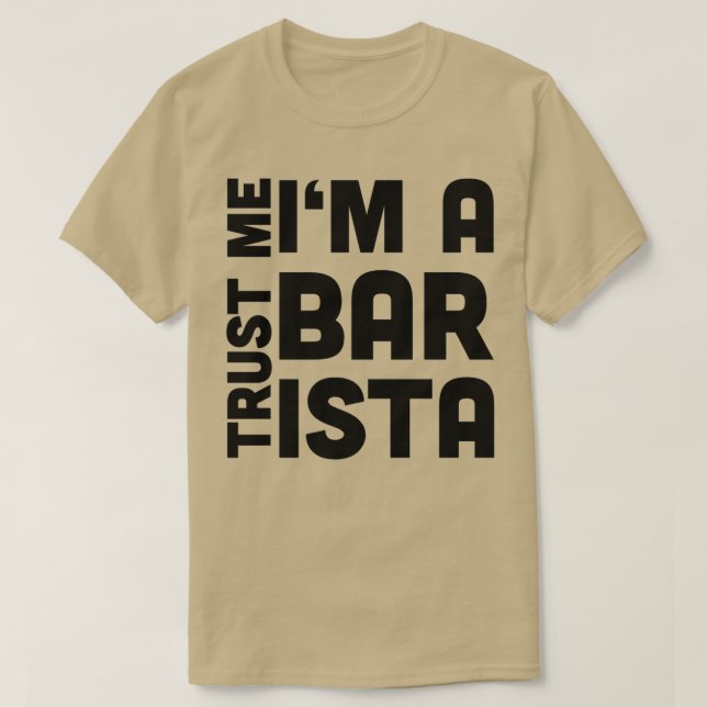Camiseta Bar cafetería Barista (Diseño del anverso)