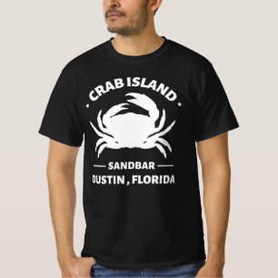 Camiseta bar de arena de isla de cangrejo Dustin Florida