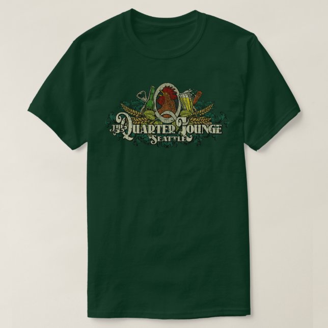 Camiseta Bar de buceo El Quarter Lounge Seattle 2003 (Diseño del anverso)