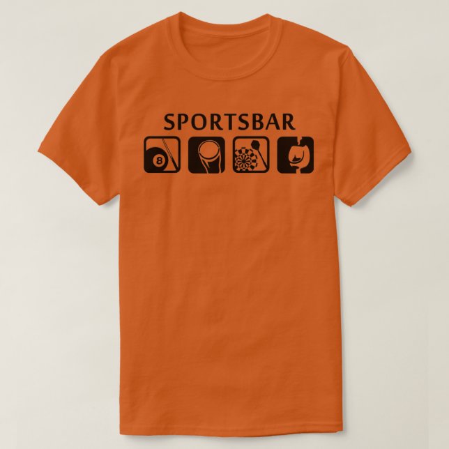 Camiseta Bar de deportes náuticos (Diseño del anverso)