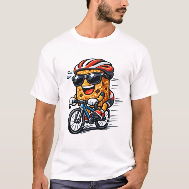 Camiseta Bar de Desayuno Ciclista (Anverso)