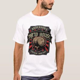 Camiseta Bar de elaboración de cerveza Brew House personali