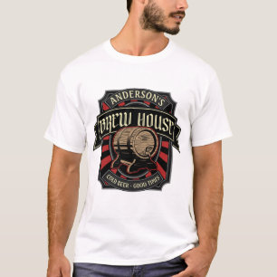 Camiseta Bar de elaboración de cerveza Brew House personali