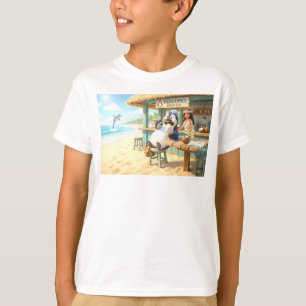 Camiseta Bar de playa del pingüino