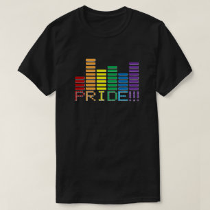 Camiseta Bar de sonido arcoiris con orgullo gay