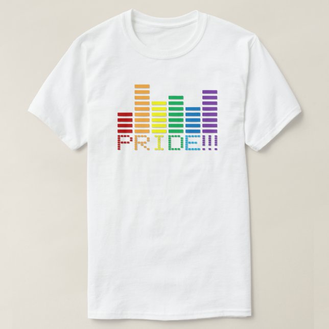 Camiseta Bar de sonido Rainbow Pride gay 2013 (Diseño del anverso)