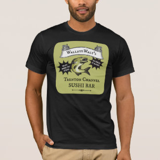 Camiseta Bar de sushi en el canal Trenton de Walleye Walt