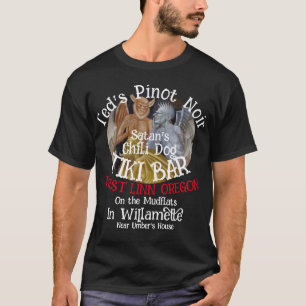 Camiseta Bar de Ted Pinot Noir Perro Caliente Satanás Tiki