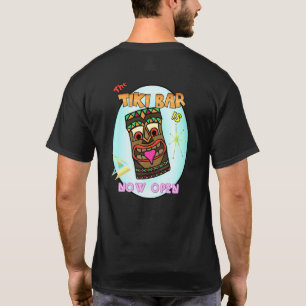 Camiseta Bar de Tiki Ahora Abierto