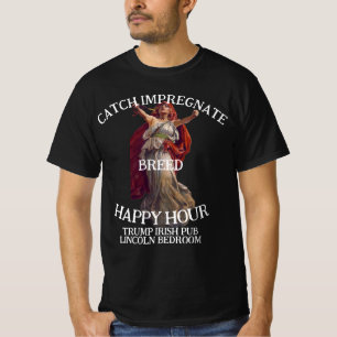 Camiseta Bar de Tiki de Relleno Sátiro Trans Árabe Gay Trum