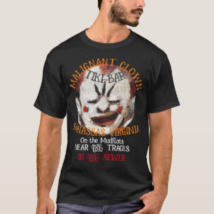 CAMISETA BAR DE TIKI DEL PAYASO MALIGNO MANASSAS VIRGINIA