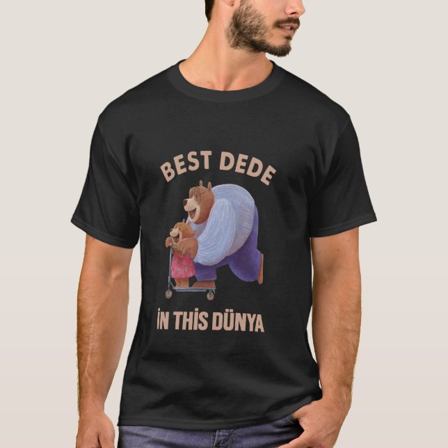 Camiseta Bär-Dede enseña a su nieta a montar motos - (Anverso)