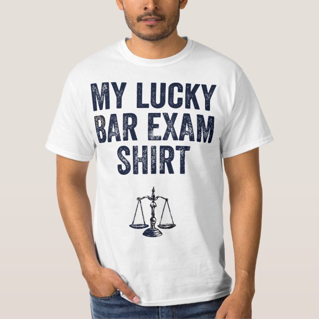 Camiseta Bar Exam Funny Law School Graduation Gifts For Him (Anverso)