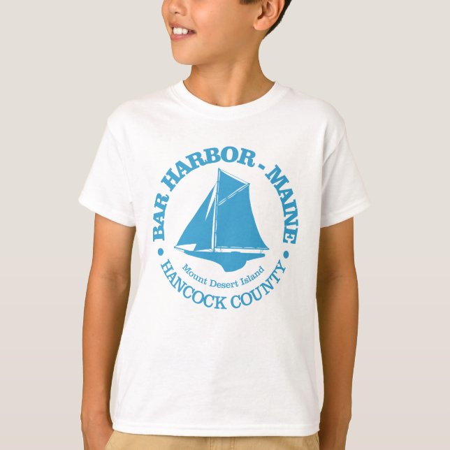 Camiseta Bar Harbor (balandra) (Anverso)
