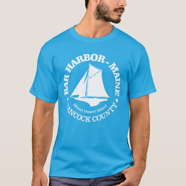 Camiseta Bar Harbor (balandra) (Anverso)