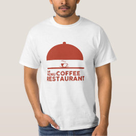 Camiseta BAR MENÚ CAFÉ RESTAURANTE amante café