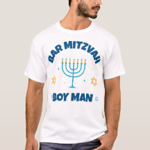 Bar Mitzvah Estrella moderna de David T-Shirt
