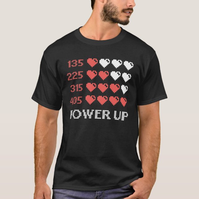 Camiseta Bar Power Up, Funny, Gamer, Retro, Geek, Nerd (Anverso)