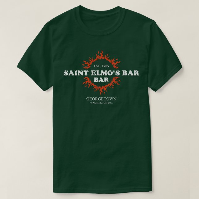 Camiseta Bar Saint Elmos (Diseño del anverso)