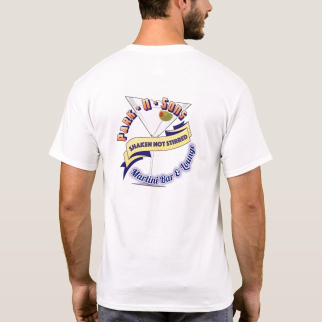 Camiseta Bar y salón Park N Sons Martini (Reverso)
