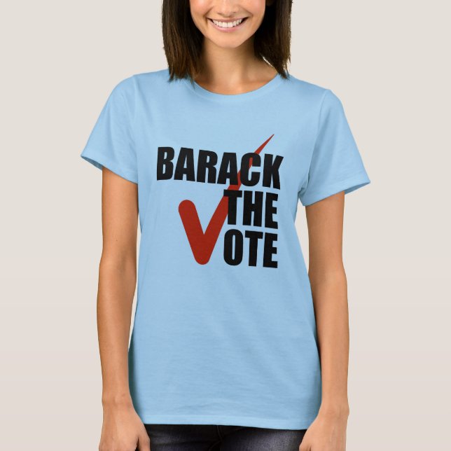 Camiseta Barack el voto (Anverso)