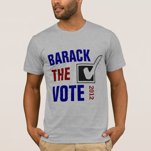 Camiseta BARACK el VOTO 2012 (Anverso)