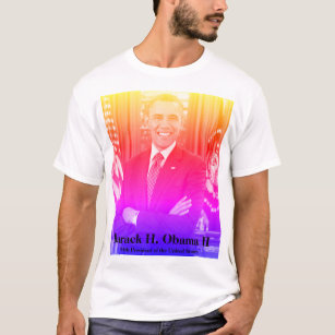 Camiseta Barack H. Obama II, 44° presidente de Estados Unid