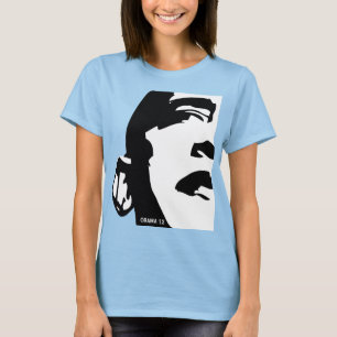 Camiseta Barack Obama 2012 Blanco y negro