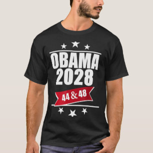 Camiseta Barack Obama 2028 Presidente Bandera Americana Pro