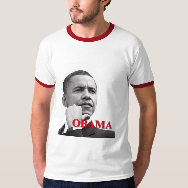 CAMISETA BARACK OBAMA, 44º PRESIDENTE DE LOS ESTADOS UNIDOS (Anverso)