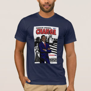 Camiseta Barack Obama: Agente de C.H.A.N.G.E.