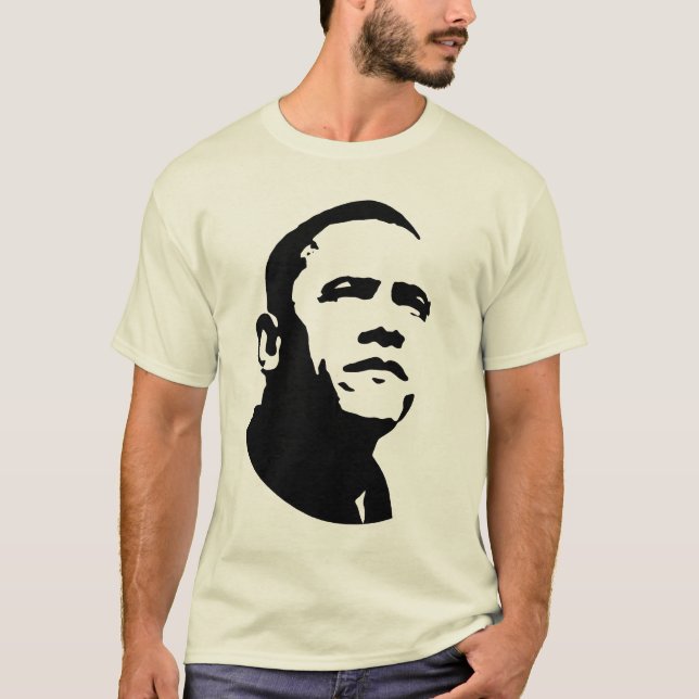 Camiseta Barack Obama (ambos lados) (Anverso)