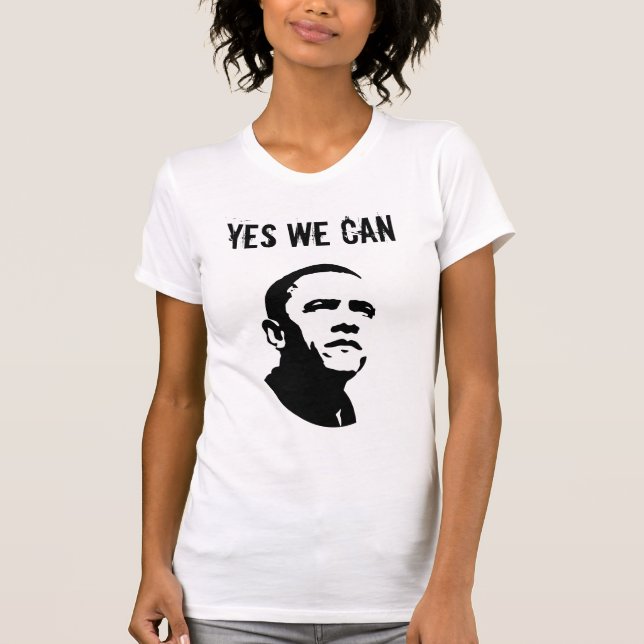 Camiseta Barack Obama (ambos lados) - modificados para (Anverso)