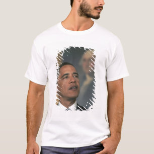 Camiseta Barack Obama anuncia su intento para nombrar