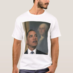 Camiseta Barack Obama anuncia su intento para nombrar
