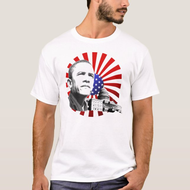 Camiseta Barack Obama - capitolio (Anverso)