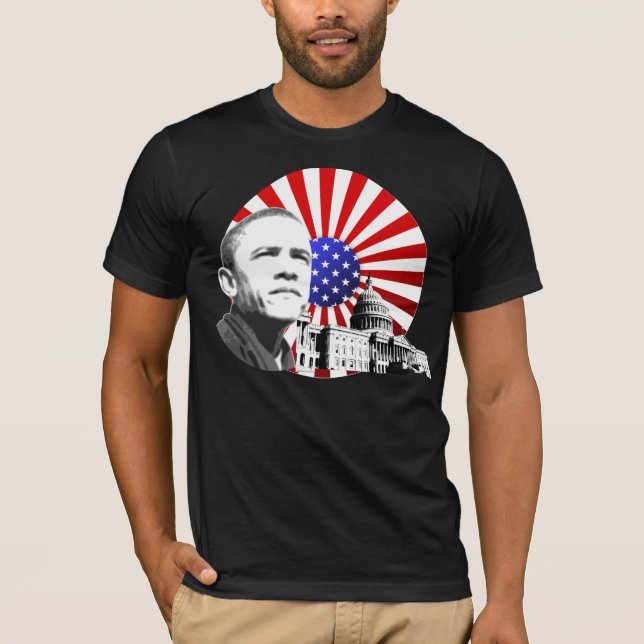 Camiseta Barack Obama - capitolio (Anverso)