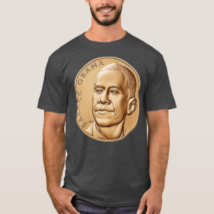 Camiseta Barack Obama Colector de monedas Moneda de Estados